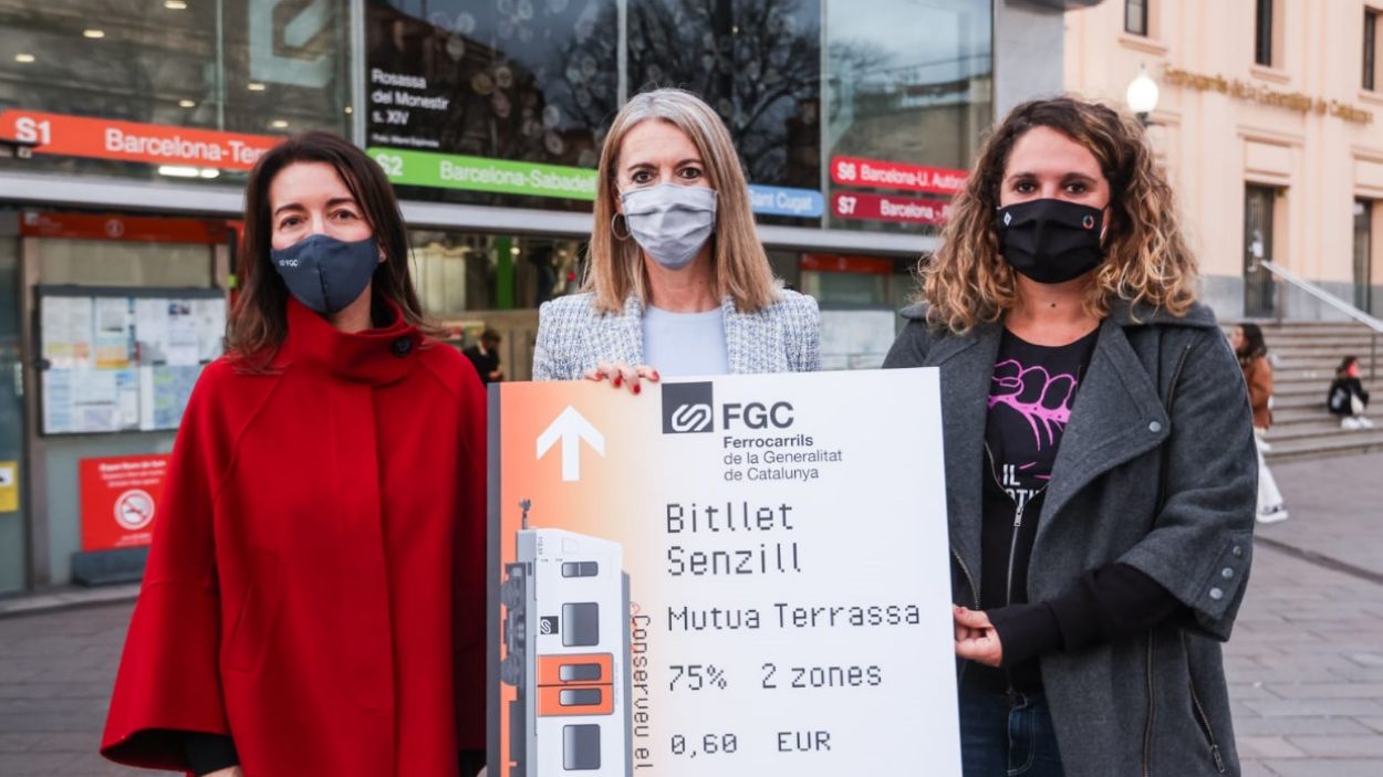 Els pensionistes amb carnet A i B dels FGC ja es poden desplaçar a la Mútua de Terrassa a un preu reduït