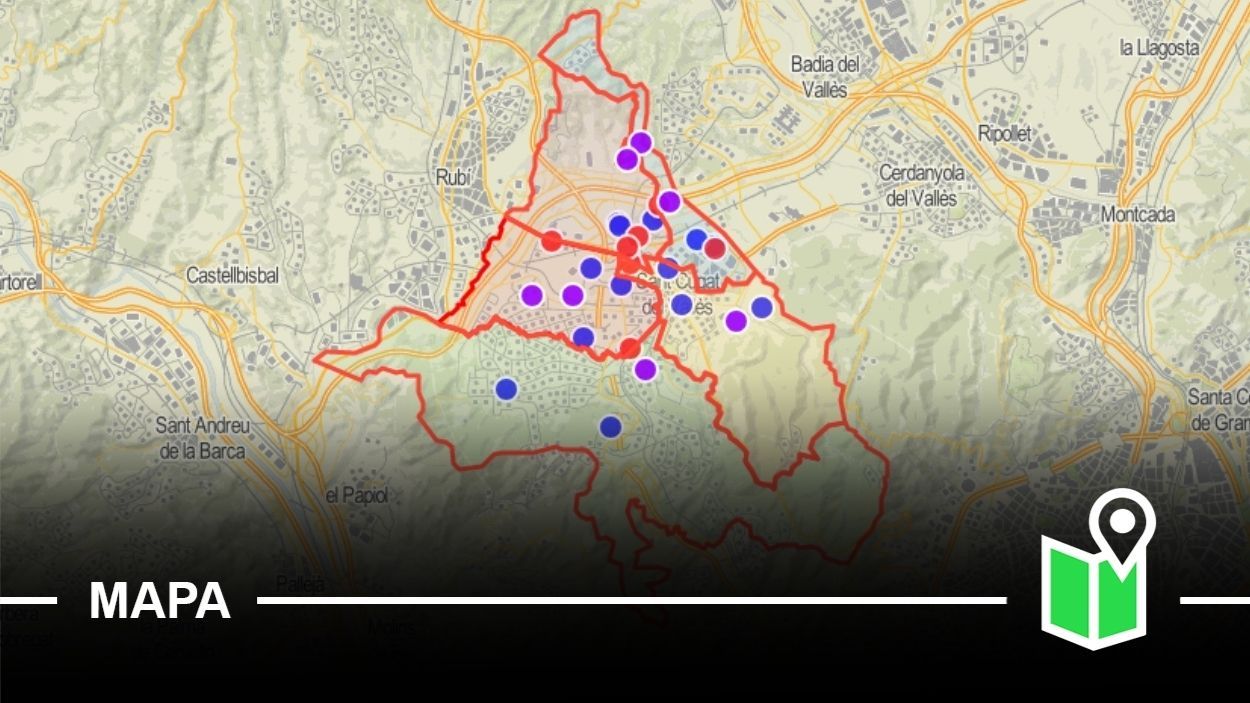Quins instituts estan adscrits a les escoles públiques i concertades de Sant Cugat?