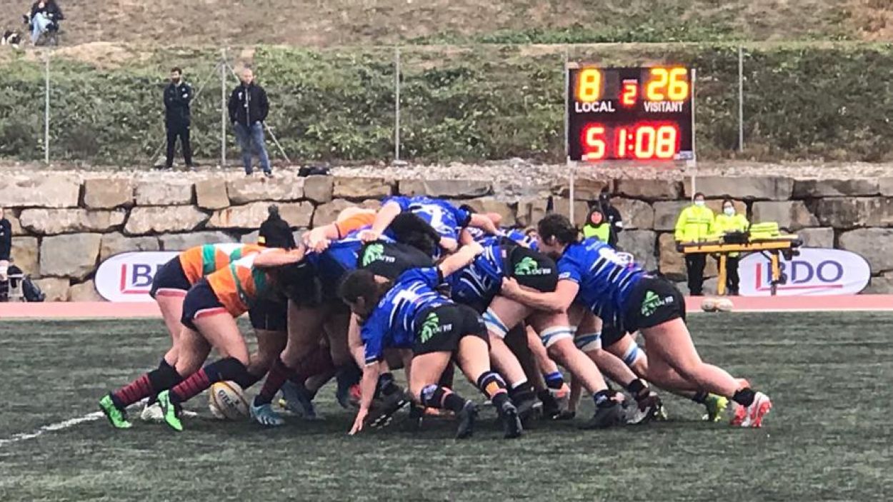 El Rugby Sant Cugat femení encaixa la segona derrota a la Lliga Iberdrola