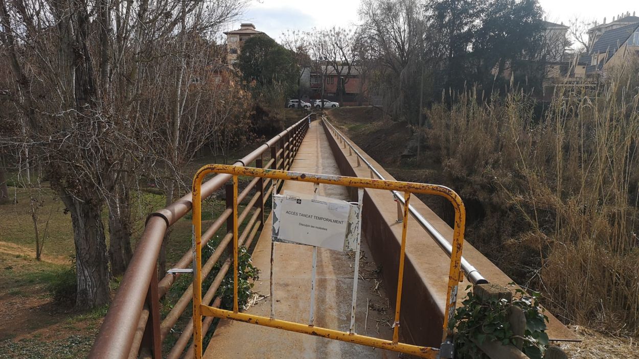 En estudi la continuïtat del pas de vianants i bicis pel pont de Can Vernet