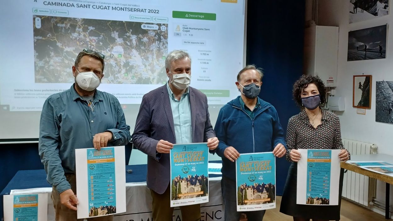 Torna la Caminada Popular Sant Cugat-Montserrat amb la seva 15a edició