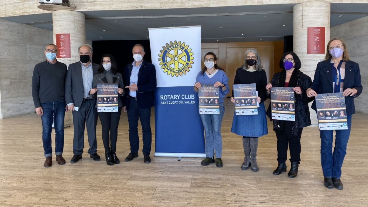La música santcugatenca s'uneix a favor de la inclusió social i laboral en el 15è concert solidari del Rotary Club