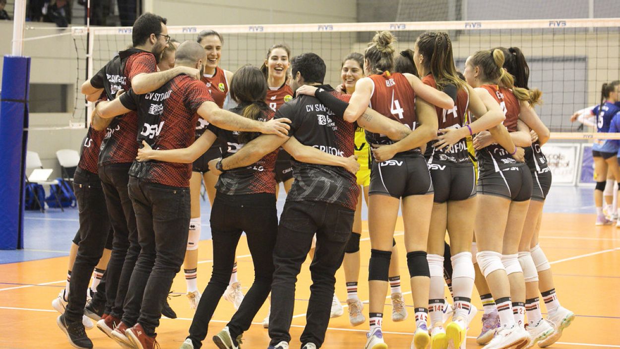 El DSV-Volei Sant Cugat es classifica per segon cop a la seva història pel play-off pel títol