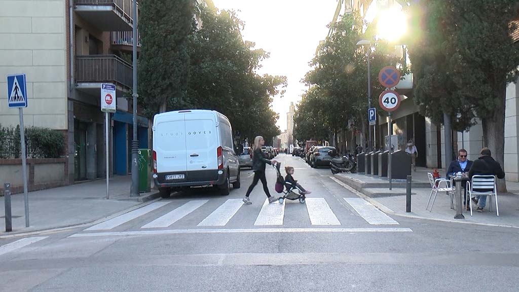 L'alcaldessa es compromet amb la vianantització de l'avinguda de Cerdanyola