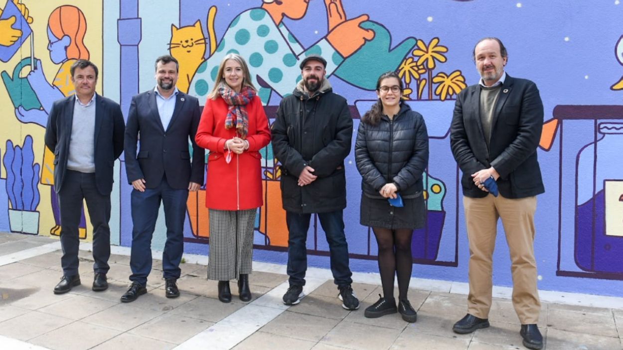 Sant Cugat celebra el Dia Mundial de l'Aigua presentant el mural 'Aigua i Sostenibilitat'