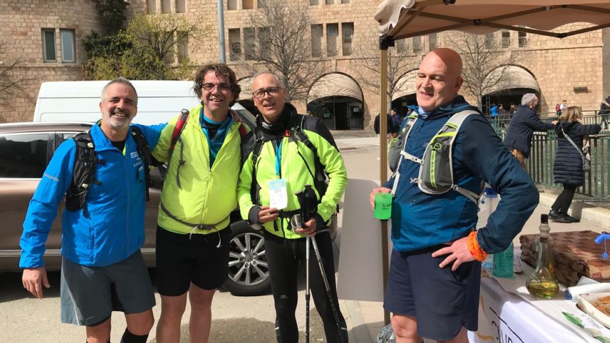 Sant Cugat celebra la seva 15a Caminada popular a Montserrat