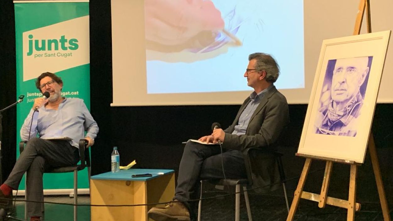 L'il·lustrador santcugatenc Jordi Magrià presenta un llibre en homenatge a Lluís Llach