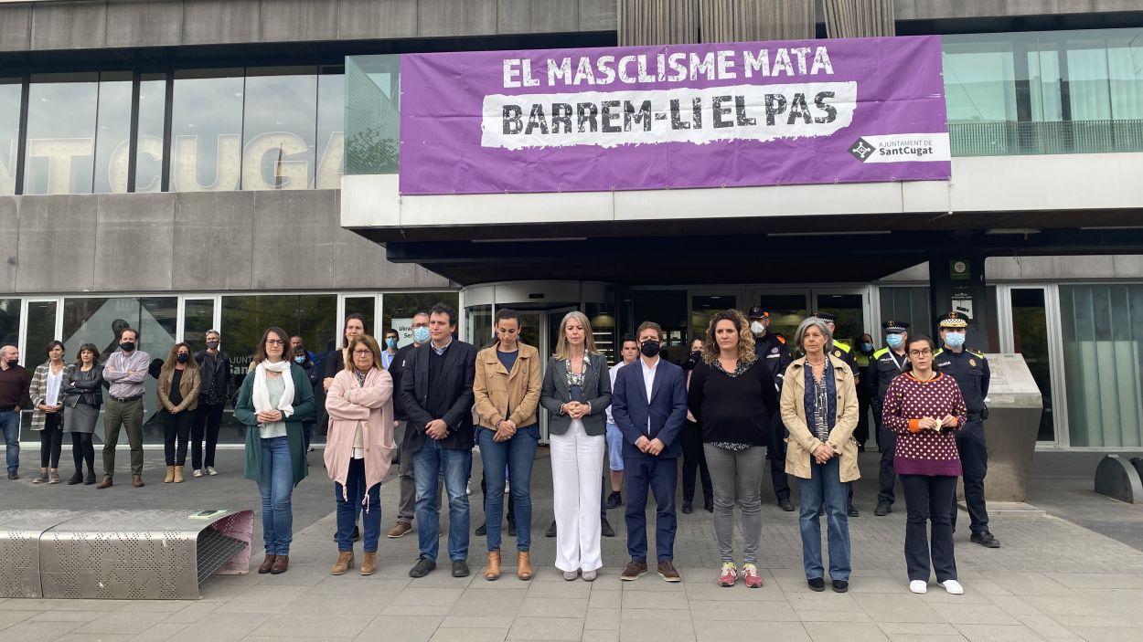 Sant Cugat condemna un nou assassinat masclista