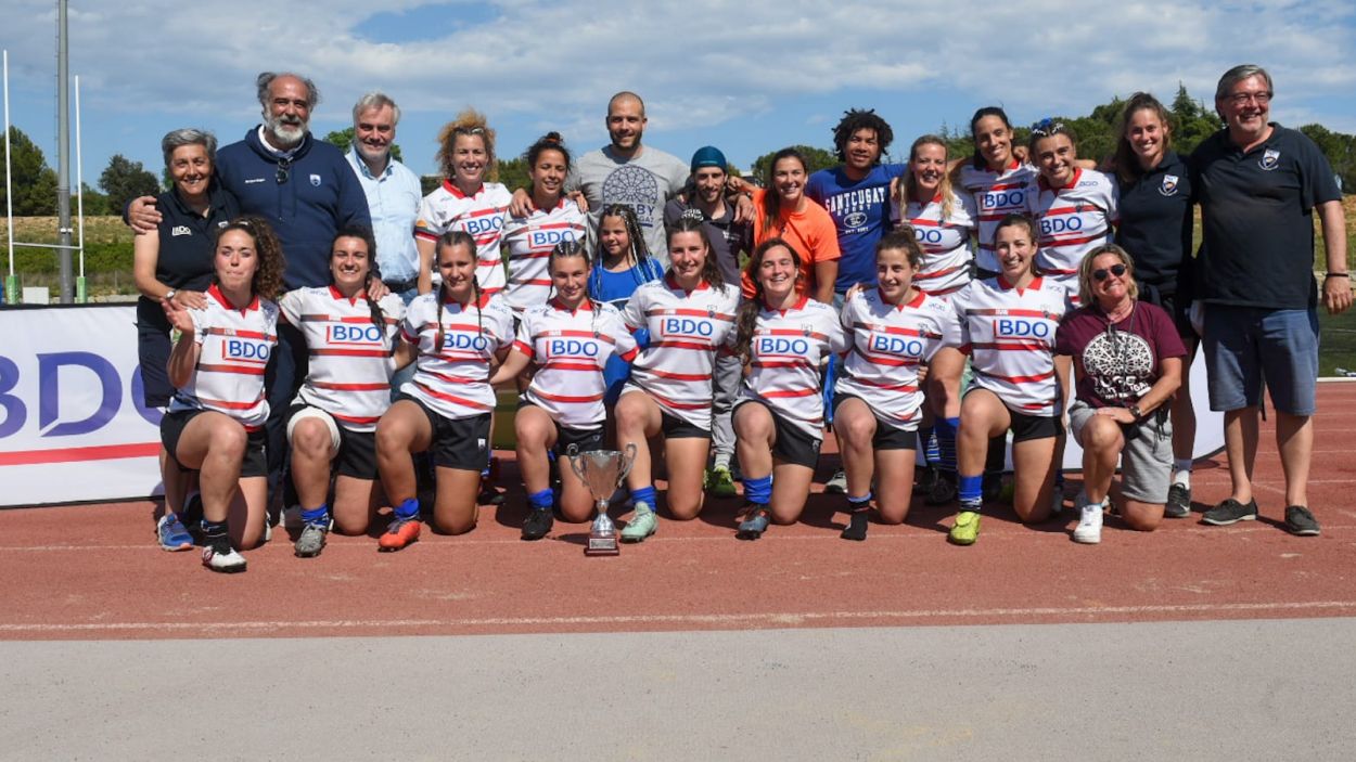 El Rugby Sant Cugat femení, campió de la segona fase de la Copa de la Reina