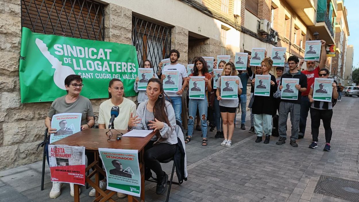 El Sindicat de Llogateres alerta d'un desnonament previst per dimecres al carrer de la Indústria