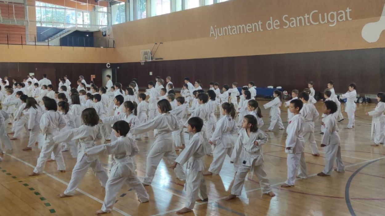 El Club Karate Sant Cugat tanca la temporada amb un boom participatiu a la nostra ciutat