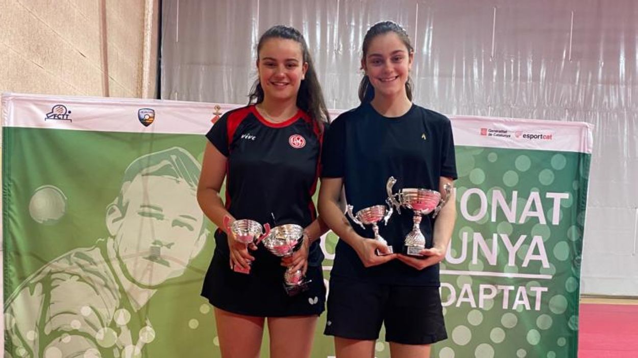 La UESC de tenis taula domina amb autoritat el Campionat de Catalunya absolut