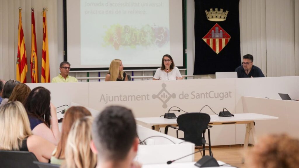 Alt: Sant Cugat pretén sensibilitzar, conscienciar i donar visibilitat a l'accessibilitat universal