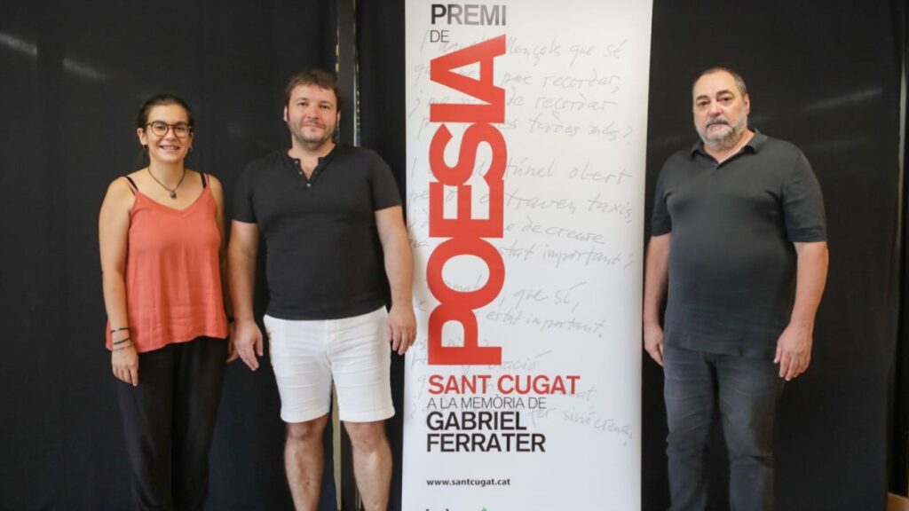Alt: Carles Rebassa, guanyador del 20è Premi de Poesia Gabriel Ferrater
