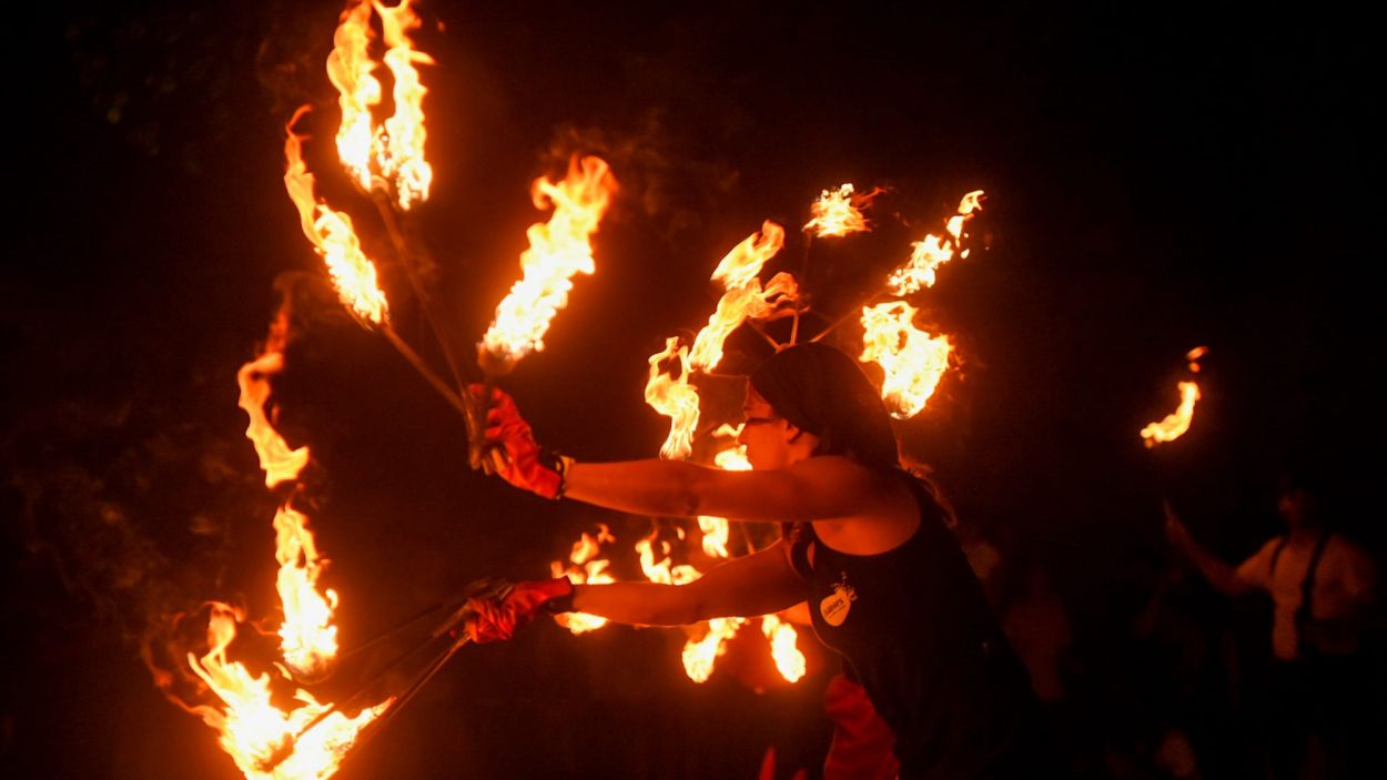Els Diables cremen els carrers del centre de Sant Cugat