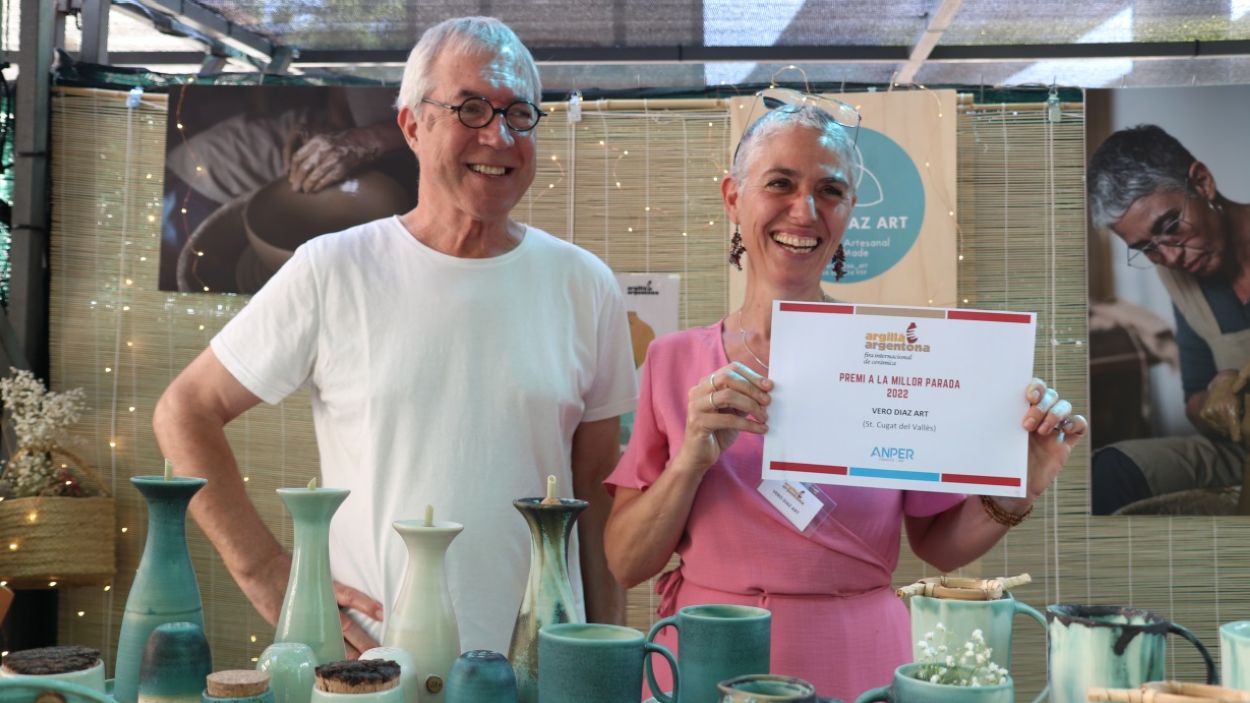 La parada de la santcugatenca Vero Díaz, reconeguda a la Fira Argillà d'Argentona