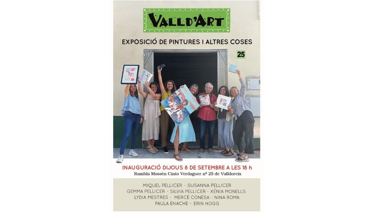 L'espai Valld'Art de Valldoreix acull una exposició amb la firma de noms com Mercè Conesa i Susanna Pellicer