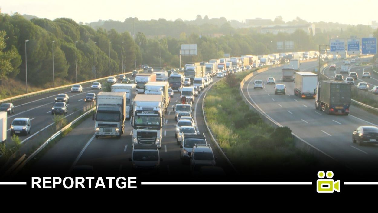 El misteri de l'AP-7 a Sant Cugat: es redueixen els vehicles, però es dupliquen les retencions des que no hi ha peatges