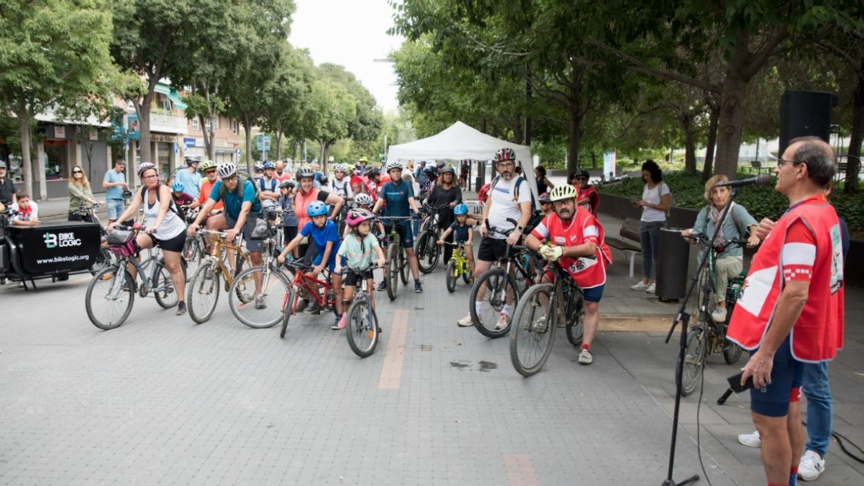 Sant Cugat participa a la Setmana Europea de la Mobilitat amb una pedalada