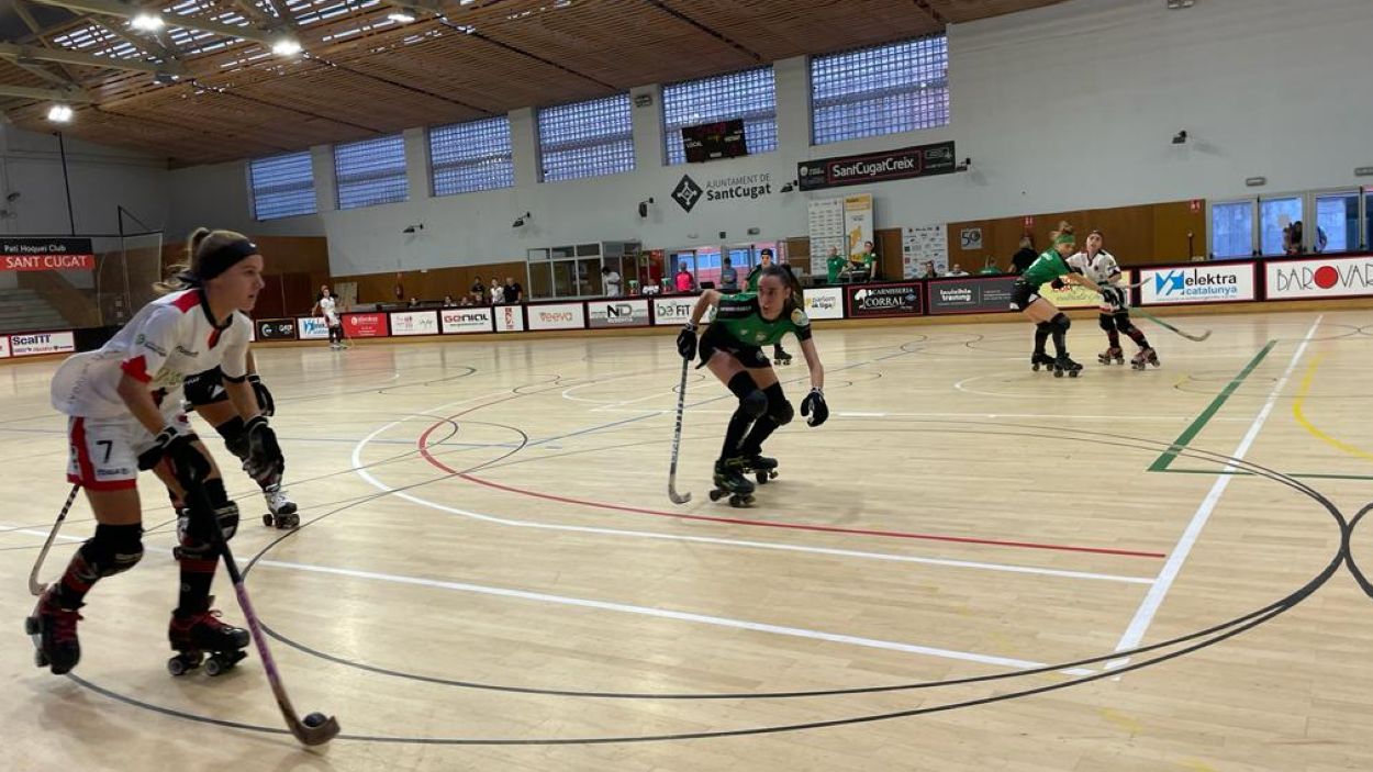 El Solideo-Patí Hoquei femení competeix, però acaba perdent davant el Bigues i Riells