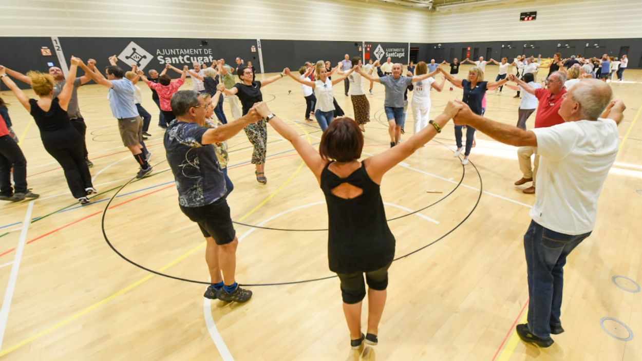 L'Aplec de la Sardana torna a Sant Cugat després de tres anys d'absència per la pandèmia