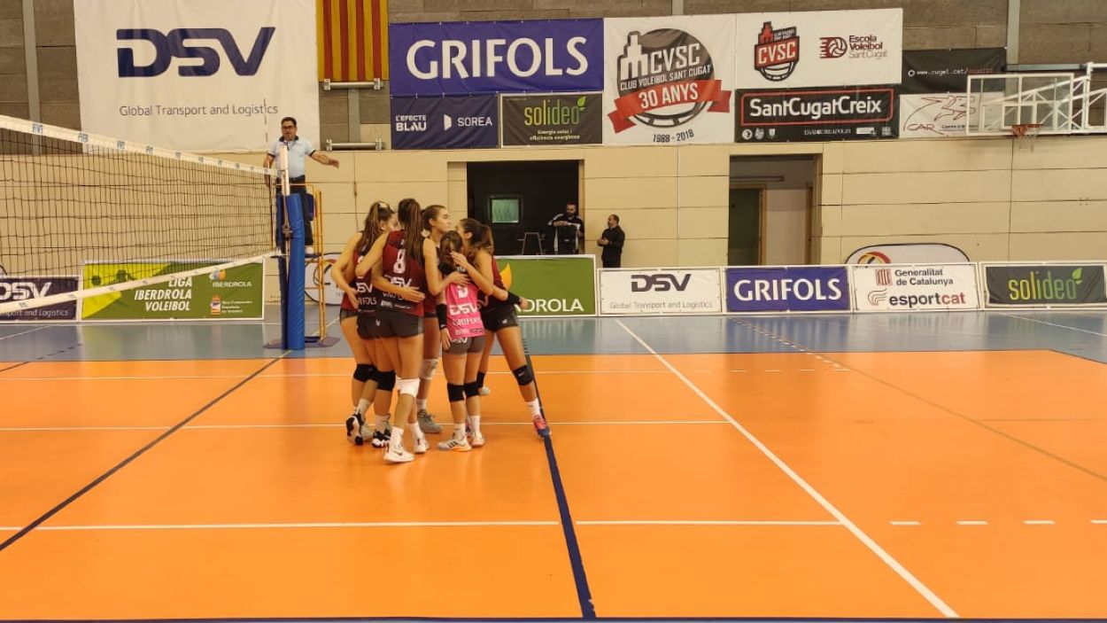 El DSV- Volei Sant Cugat suma la tercera Lliga Catalana de Superlliga consecutiva