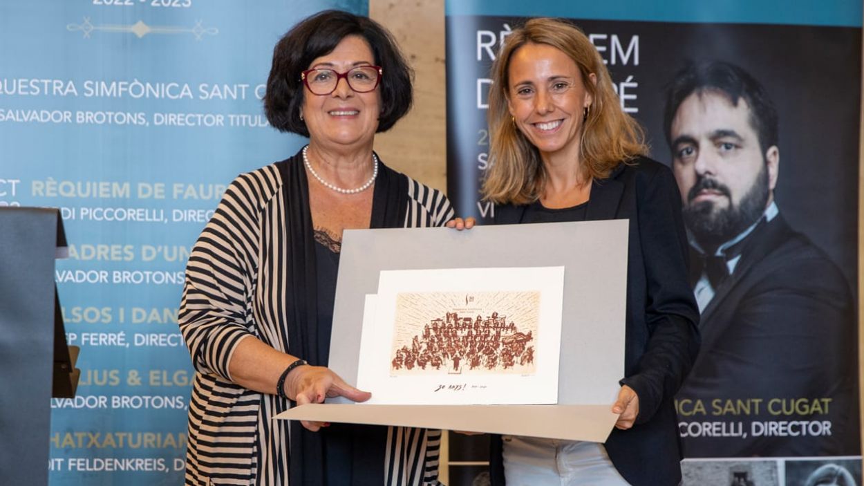 La Simfònica reconeix la tasca de Cugat Mèdia durant els 30 anys de l'Orquestra