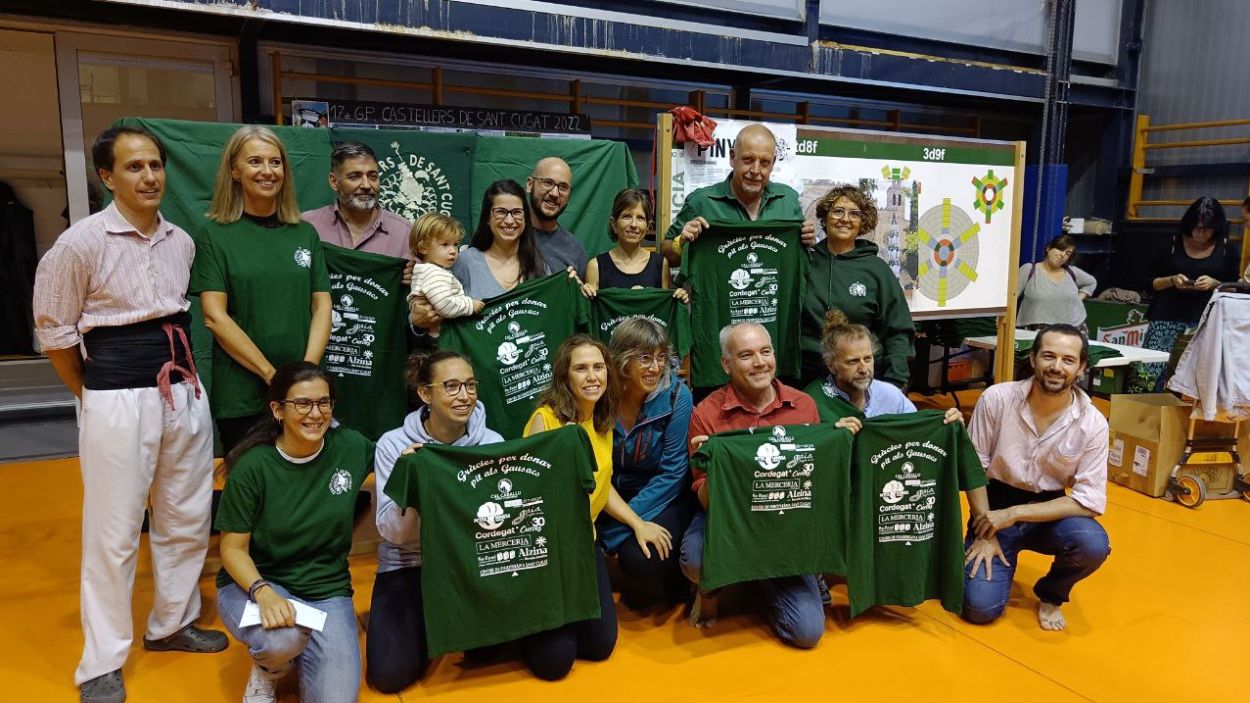 El comerç de Sant Cugat (i més enllà) fa costat als Gausacs amb motiu del Concurs de Castells