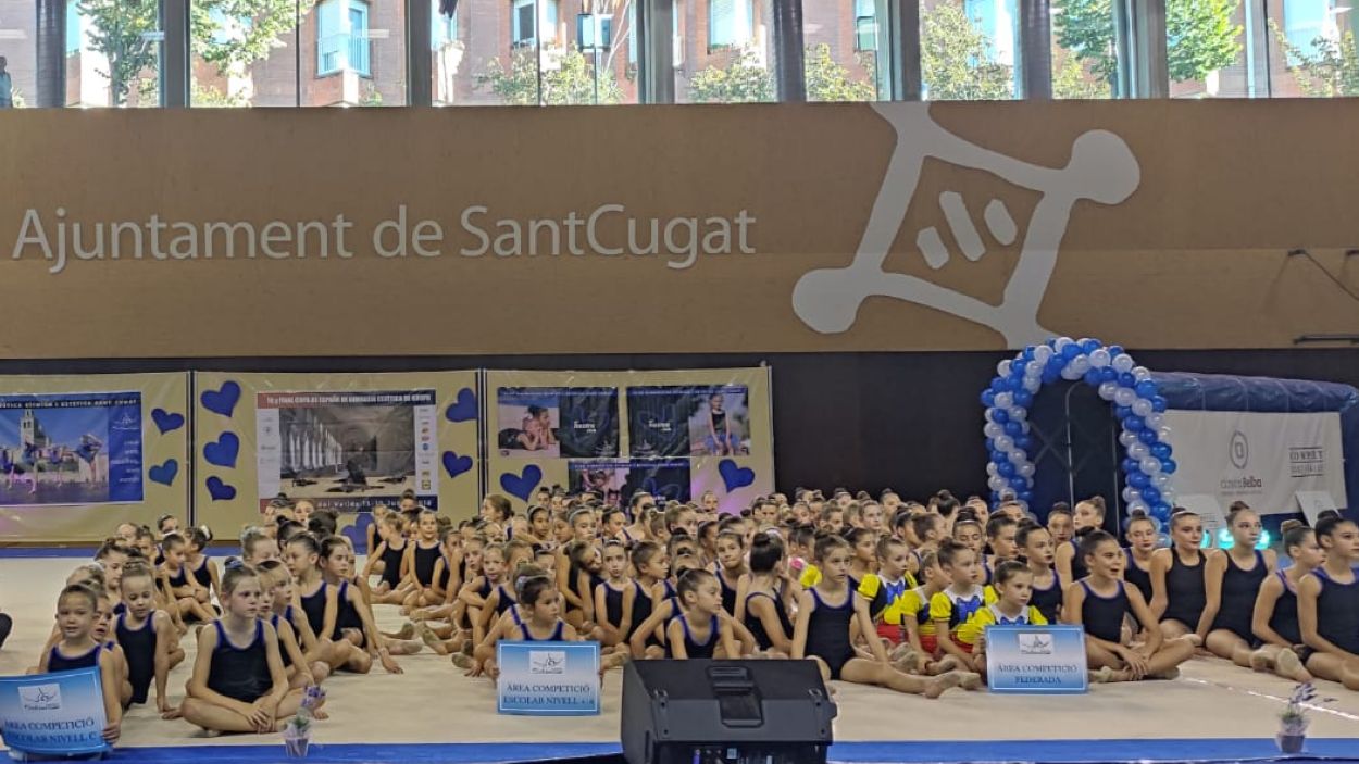 El Club Gimnàstica Rítmica i Estètica Sant Cugat es fa gran amb una salut esportiva de ferro