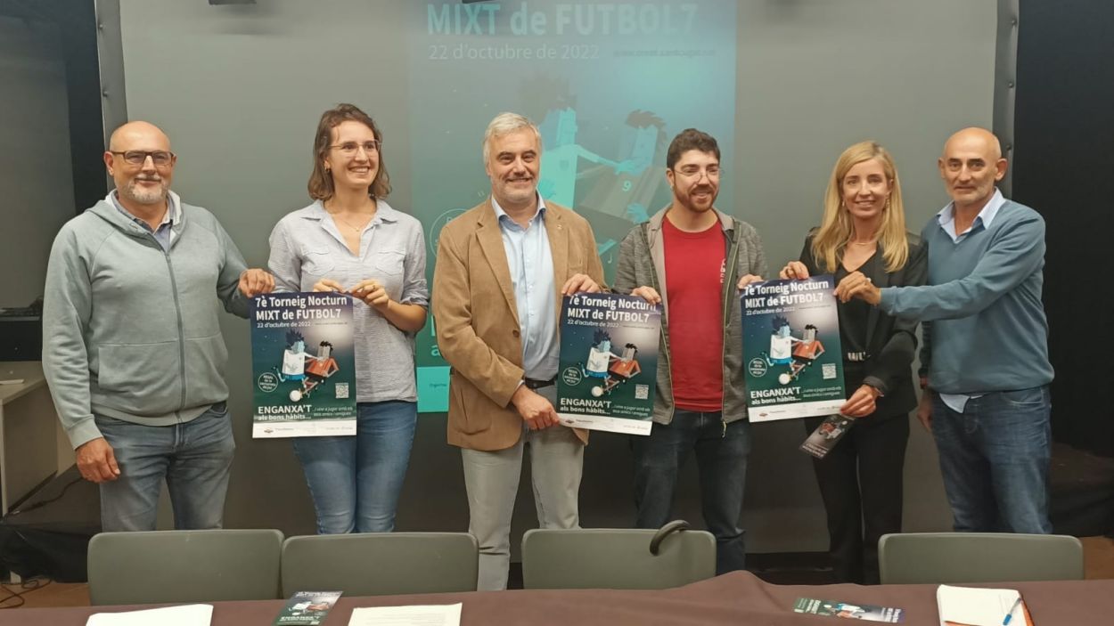 El 7è Torneig Nocturn Mixt de Futbol 7 per a joves posa el focus en els bons hàbits