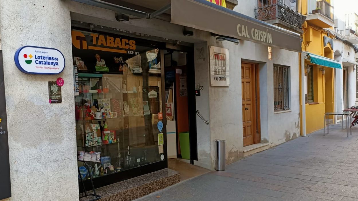 Acció de protesta del comerç local contra l'augment del preu de lloguers i de la llum