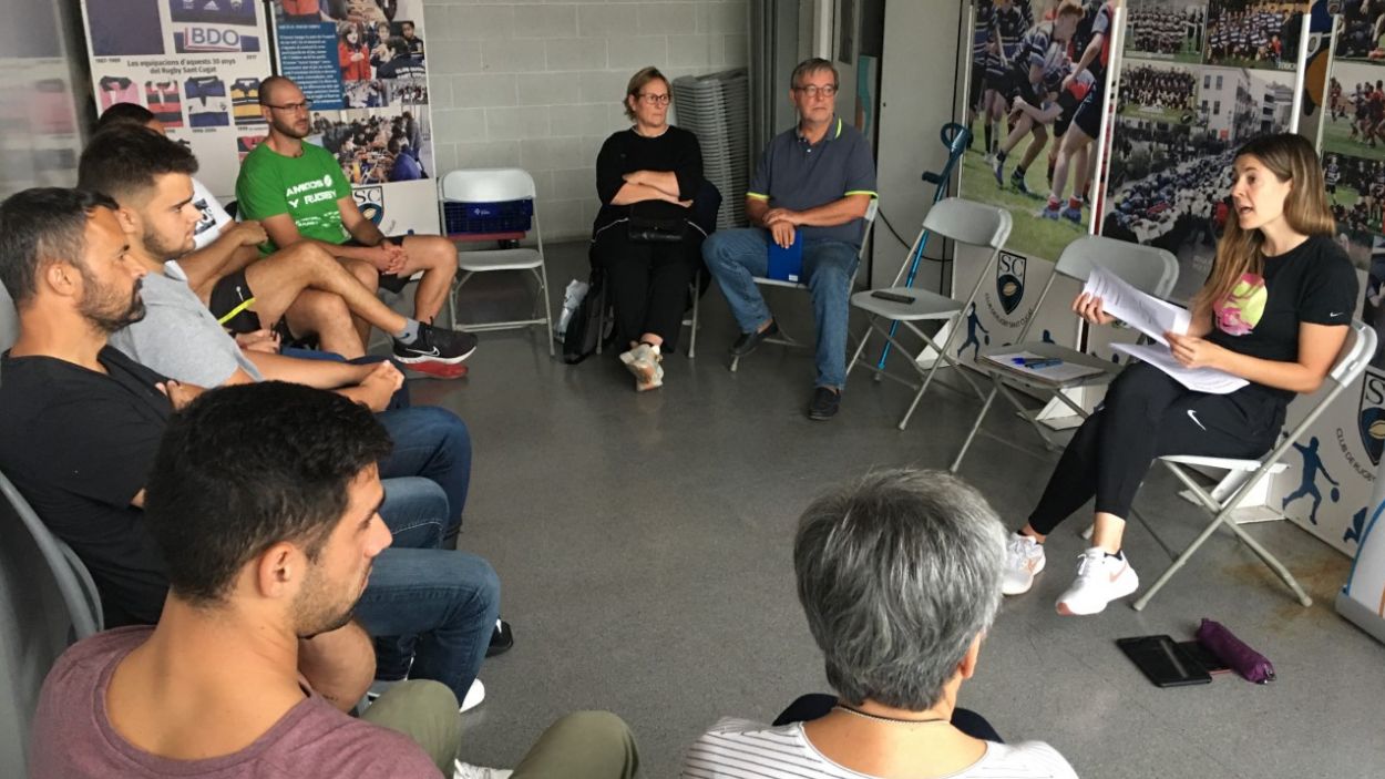 El Club Rugby Sant Cugat, primer participant de l'Sportboard, programa europeu de SantCugatCreix