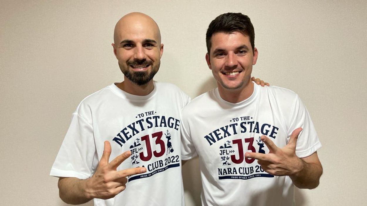 Els tècnics santcugatencs Julián Marín i Uri Fernández assoleix l'ascens amb el Nara japonès