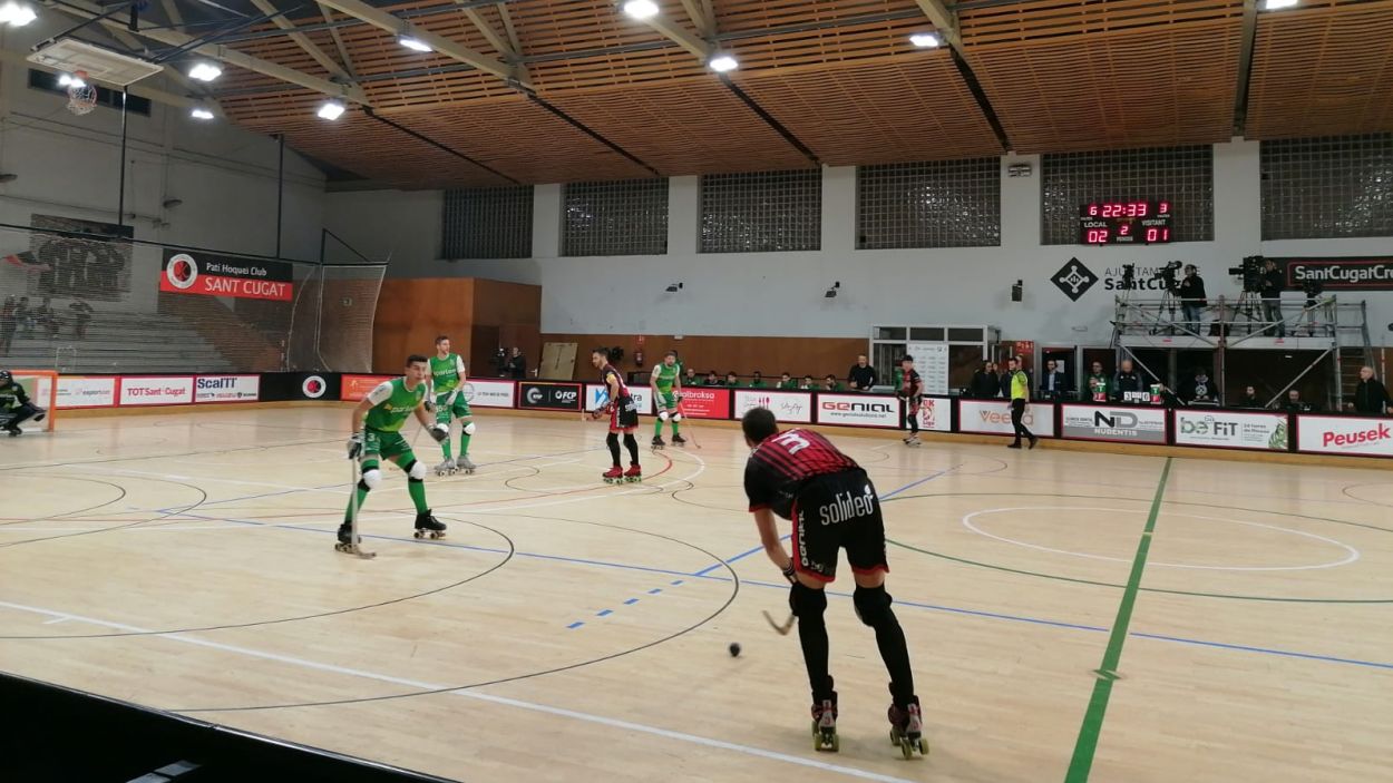 El Solideo-Patí Hoquei supera el fins ara invicte Calafell en un partit vibrant