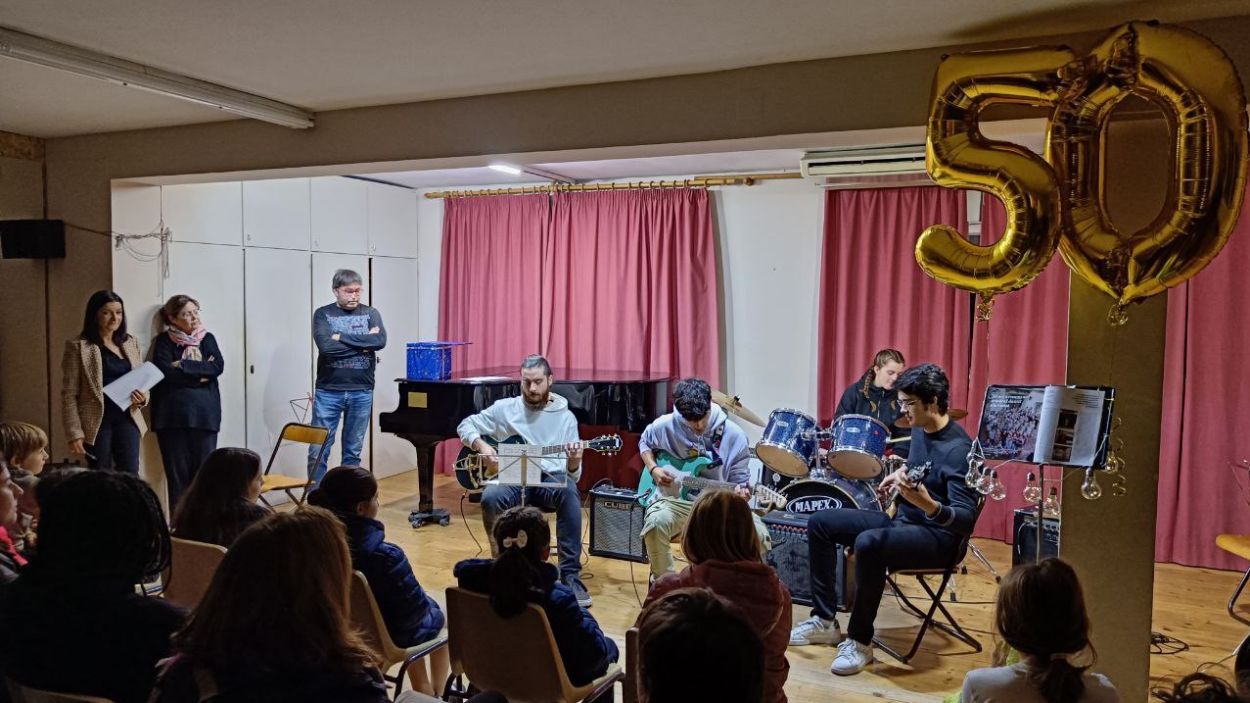 L'escola Fusió celebra Santa Cecília entre amics