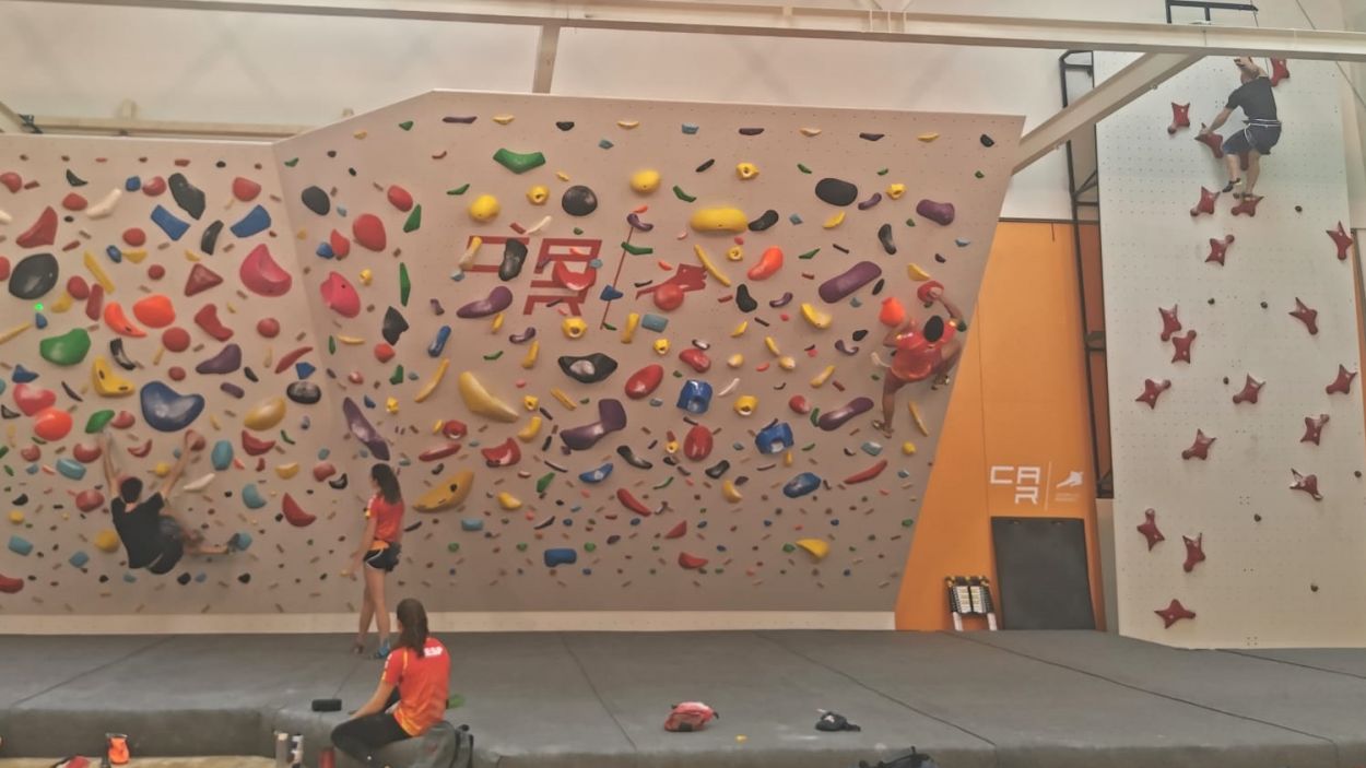 El CAR de Sant Cugat habilita una nova sala d'escalada esportiva