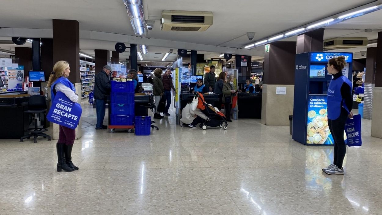 Tots els granets de sorra s'ajunten per fer possible el Gran Recapte d'Aliments