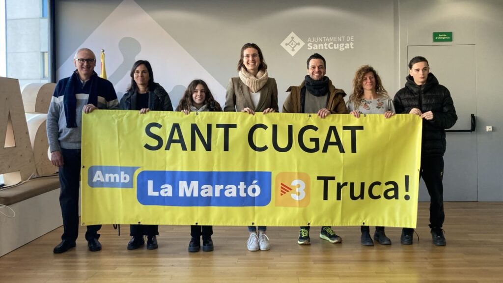 Alt: Sant Cugat se suma a la Marató de TV3