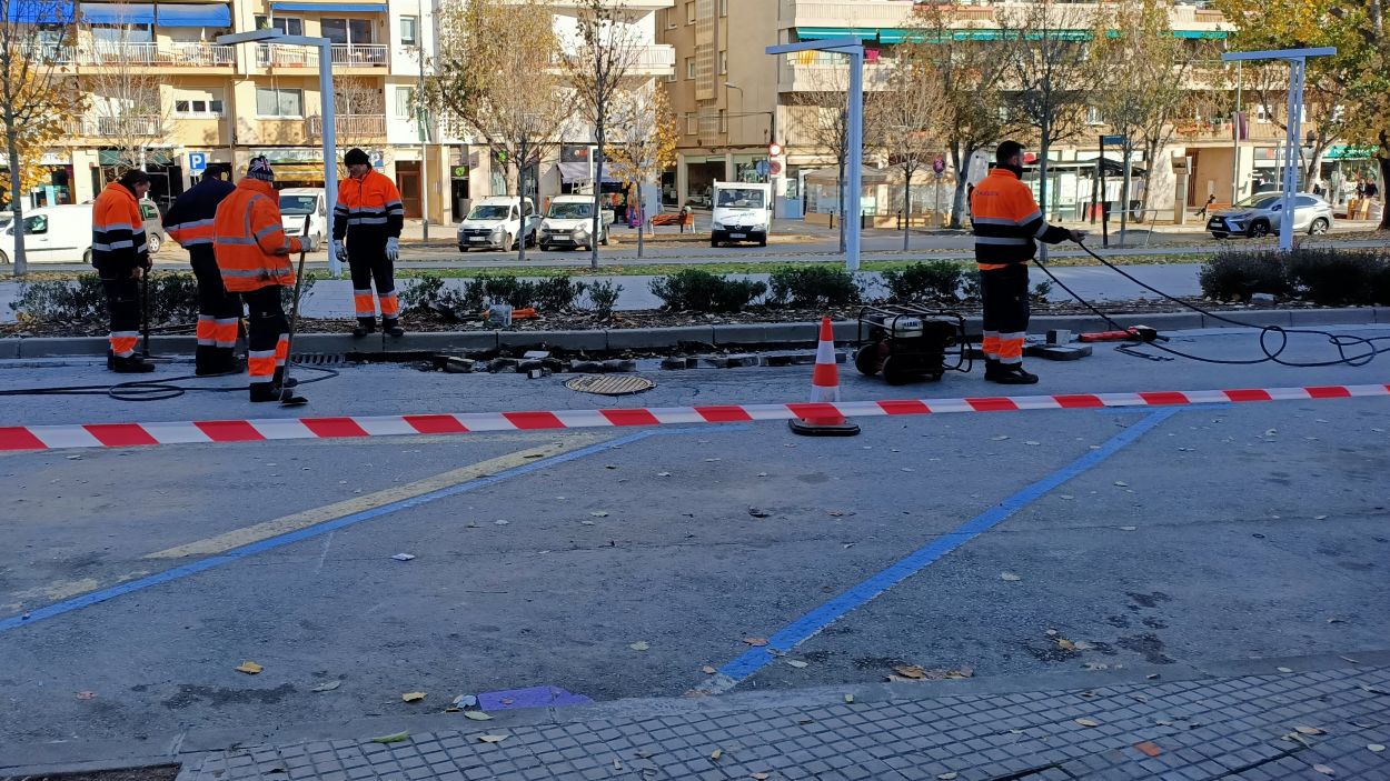 Afectacions al trànsit de Rambla del Celler i l'avinguda de Puig i Cadafalch per obres d'asfaltatge