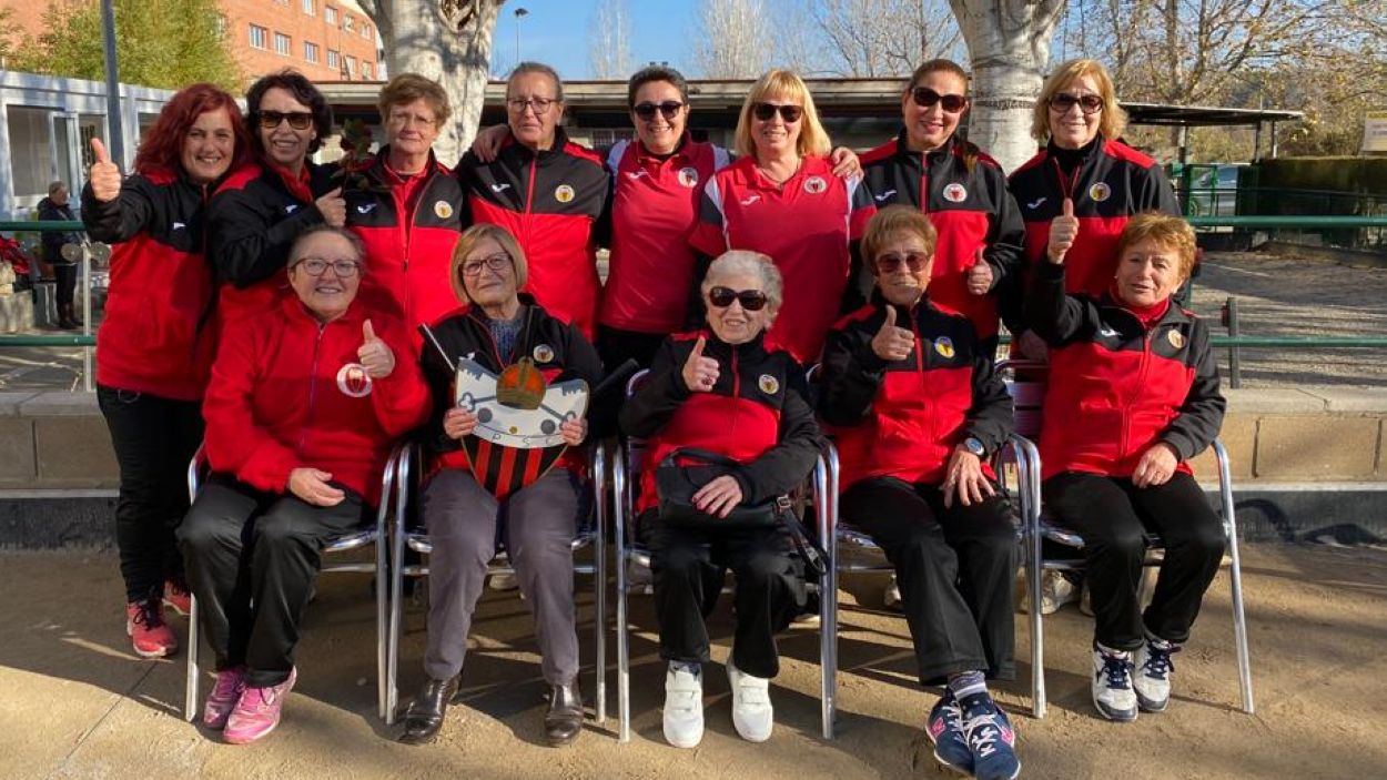 El Club Petanca Sant Cugat femení, a un pas de l'ascens a Primera Divisió