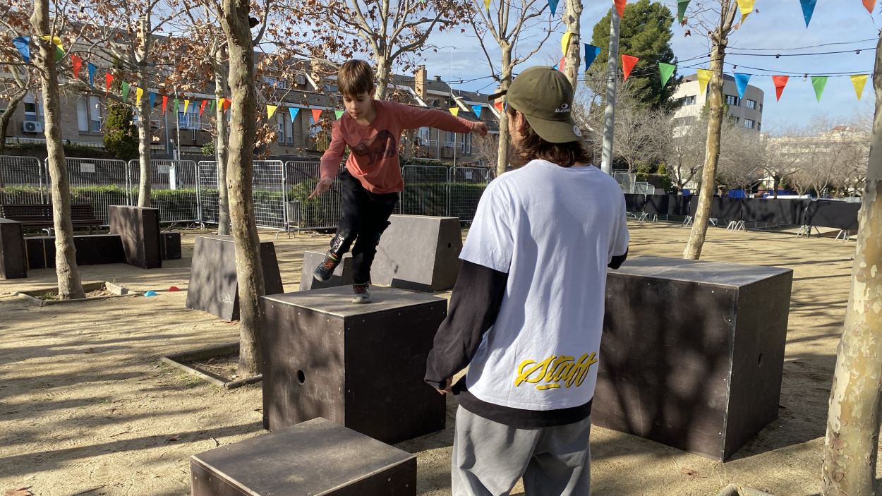 L'art del parkour aterra al Parc Jove