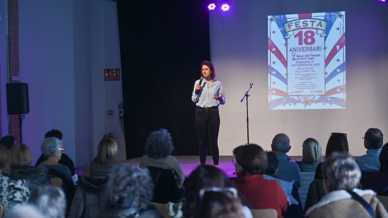 El Banc del Temps de Sant Cugat celebra la festa de la majoria d'edat en família