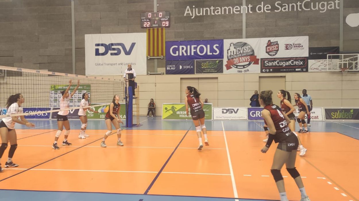 El DSV- Volei Sant Cugat supera el Heidelberg i arriba en un moment dolç a la Copa de la Reina
