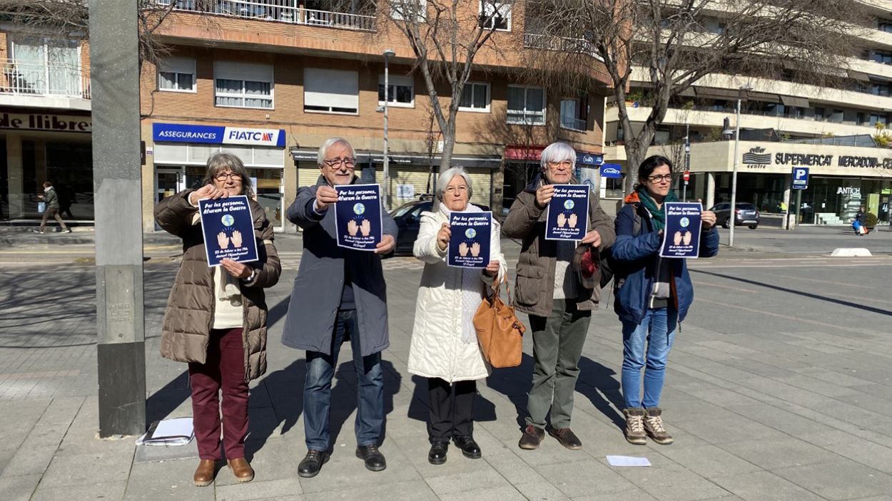 Sant Cugat, cridada a sortir al carrer sota el lema 'Per les persones, aturem la guerra'