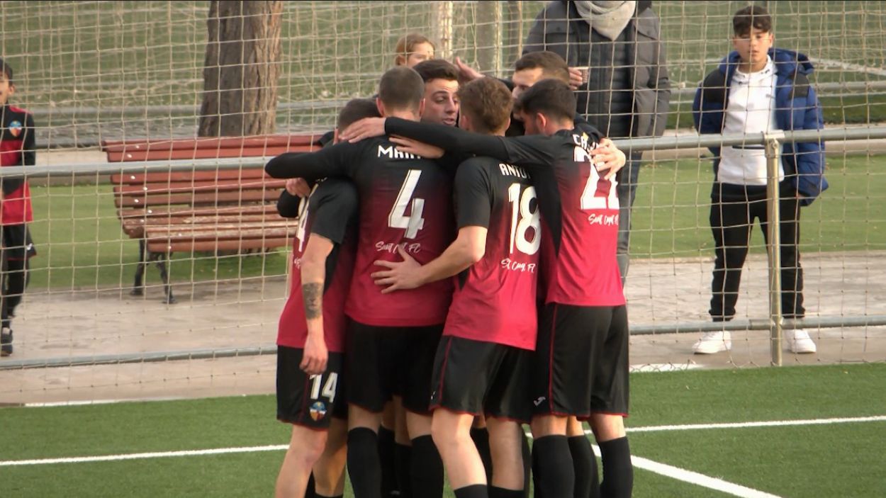 El SantCu es fa fort a casa i s'endú el derbi contra el Rubí per 3 a 1