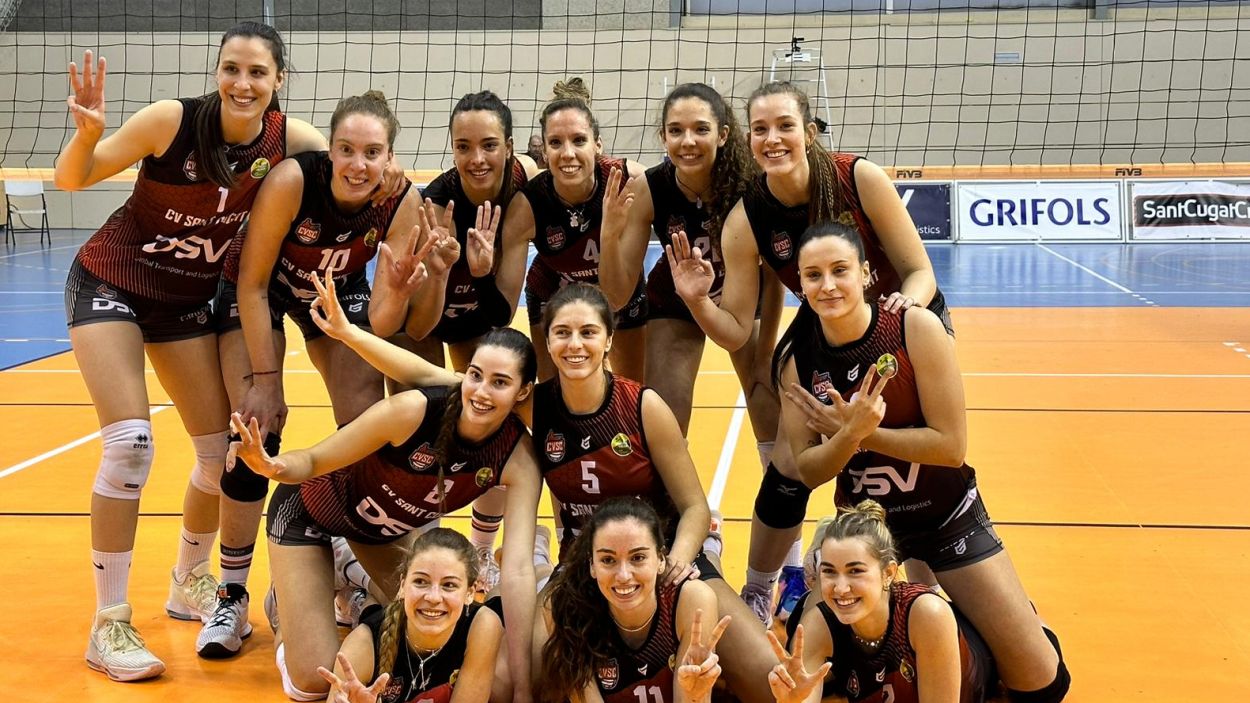 El DSV Volei Sant Cugat jugarà per tercer any consecutiu el play-off pel títol