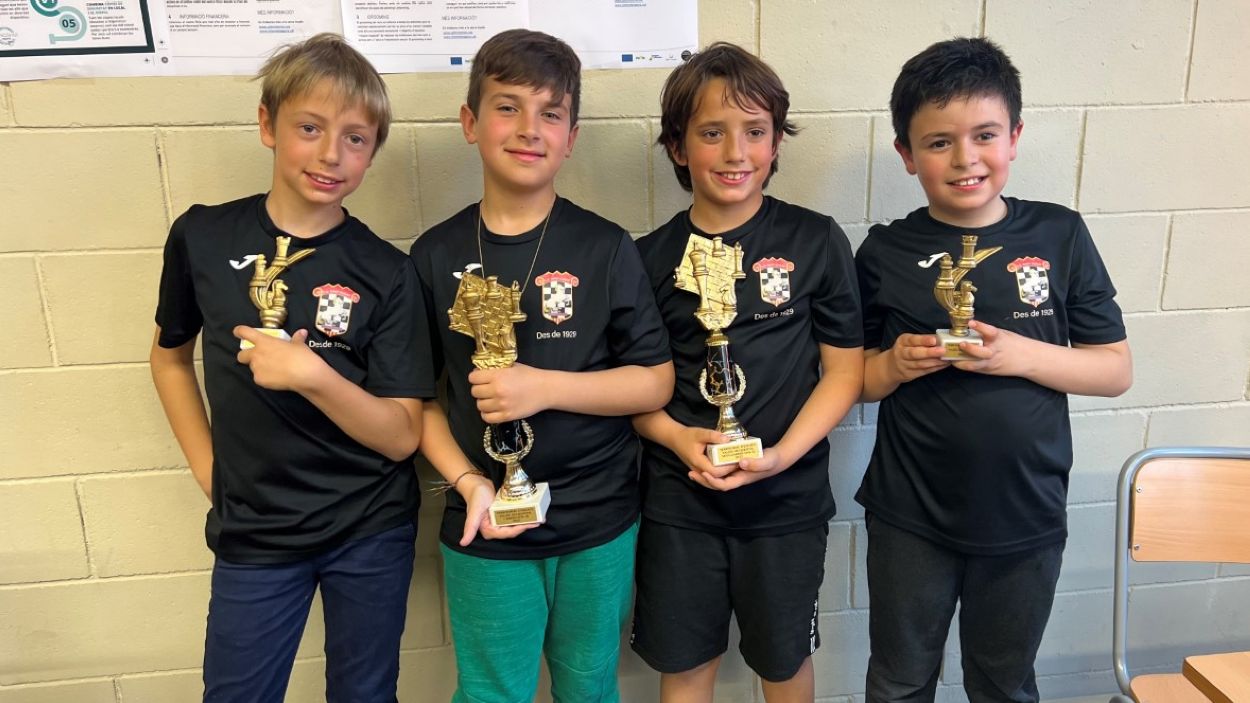 El Club d'Escacs Sant Cugat regna a la fase prèvia del Campionat de Catalunya amb 5 podis