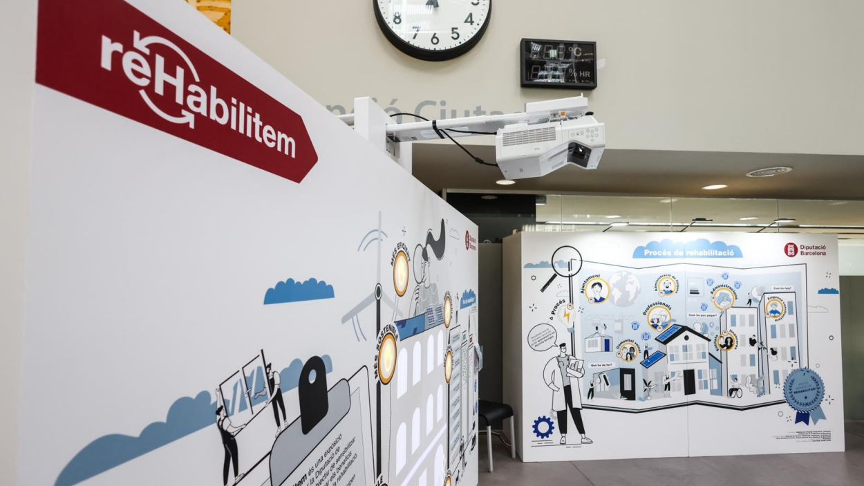 L'exposició 'ReHabilitem' arriba per mostrar els beneficis de rehabilitar els edificis
