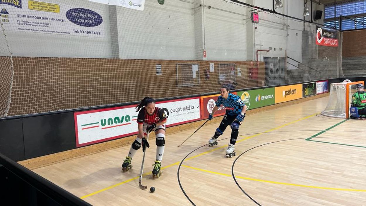 El Solideo-Patí Hoquei femení guanya i exhibeix talent ofensiu davant las Rozas