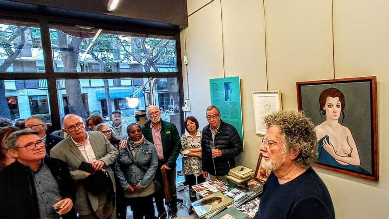 Lluís Ribas presenta un recull d'esbossos a la mostra 'La intimitat de l'estudi'